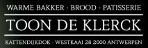 Logo Bakkerij Toon De Klerck, Antwerpen