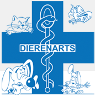 Logo Dierenarts Nina Hoffman, Letterhoutem
