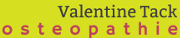 Logo Valentine Tack Osteopathie, Balegem