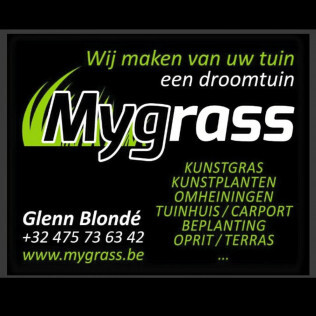 Logo Totale tuinaanleg en tuinonderhoud - Mygrass, Diksmuide