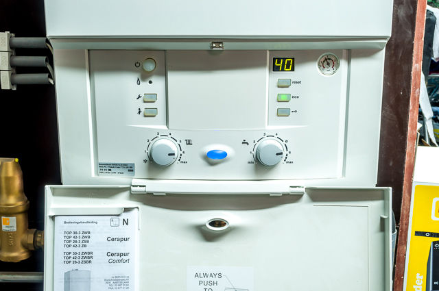 Verwarmingsketel installeren