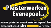 Logo BVBA Pleisterwerken Evenepoel, Schepdaal
