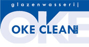 Logo Glazenwasserij Oke Clean, Aartselaar