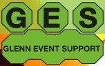 Logo Glenn Event Support, Herk-de-Stad