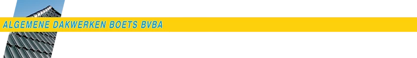 Logo Algemene Dakwerken Boets BVBA, Tongeren