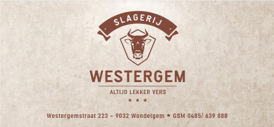 Logo Slagerij Westergem, Wondelgem (Gent)