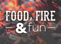 Logo Cateringservice bedrijf - Food Fire and Fun, Wakken (Dentergem)