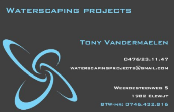 Logo Totale waterprojecten - Waterscaping Projects, Zemst