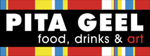 Logo Beste pizzeria in de buurt - Pita geel, Geel