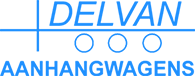 Logo Aanhangwagen kopen - Delvan Aanhangwagens, Merchtem